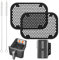 2 Pièces Grille Anti Projection pour Air Fryer Ninja Double Stack XL SL400EU&SL300EU,Silicone Couvercle Anti Eclaboussure avec 2 Brosses de Nettoyage,Réutilisable Air Fryer Accessoires