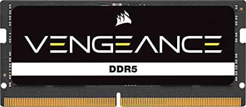 CORSAIR Vengeance SODIMM DDR5 RAM 48GB (1x48GB) 5600MHz CL48-48-48-90 1.1V Intel XMP 3.0 Laptop Memory – Black (CMSX48GX5M1A5600C48)