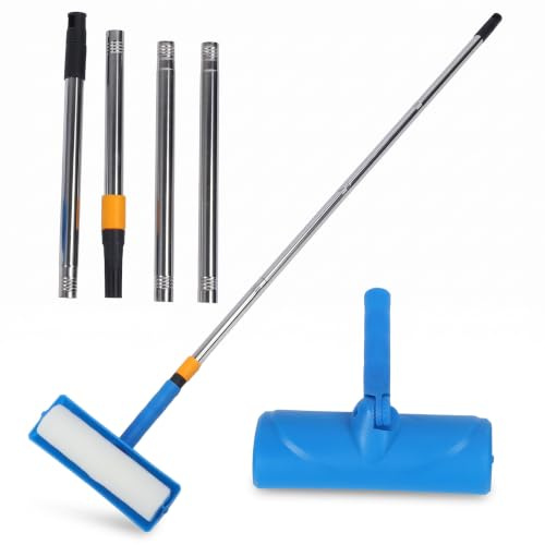 Kit à Rouleau de Peinture, Pinceaux de 10 Pouces pour Murs et Murs, Poignée s'adapter à la Plupart des Poteaux d'extension