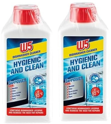 4X W5 Dishwasher Cleaning Liquid, Multi-Action Cleaner