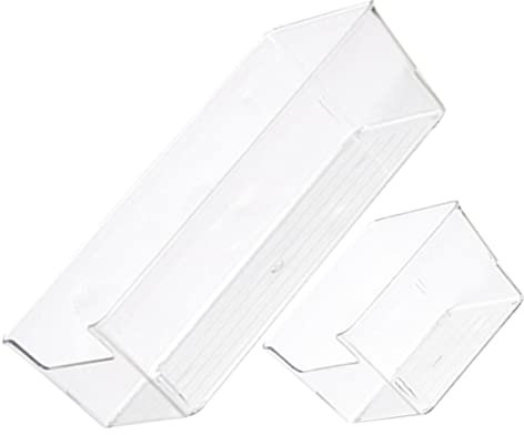 UTHCLO 2Stücke Teiliges Durchsichtiger für Schreibtisch Aufbewahrung von Kosmetik Büroutensilien und Vielseitige Aufbewahrungsboxen