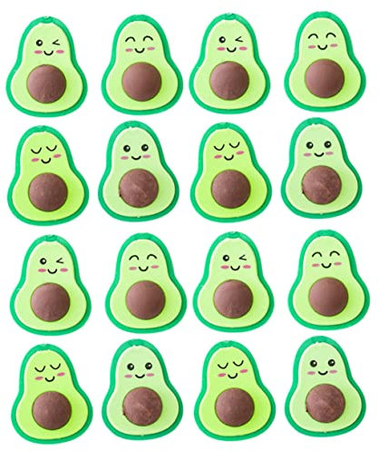 SUPVOX 36 Stück Cartoon Avocado Radiergummis Kreative Radierer für Schülerpreise und Geschenkideen für Schulbedarf Leicht Tragbar Designs für Malerei und Zeichnung