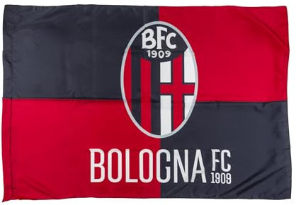 TOYSGIOCATTOLI ABCTEXILE BANDIERA TIFOSO BOLOGNAA - 100X140 CM CIRCA CON ASOLA PORTA ASTA (70x40 cm circa)