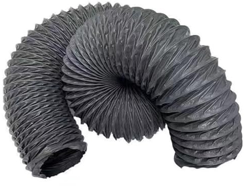 RENLXFI Nylon Range Hood Ducting Vent 24 20 15 20 8 6 4 2 In, Insulated Flexible Duct Hose for Basement/Bathroom/Tight Space Exhaust Fan, Attic Ventilation Tube(Dia 250mm,Long 10m)
