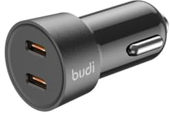 Budi Mini Car Charger PD 33W Fast Charger with 2 x USB-C Port
