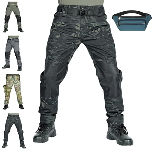 HItianya Apex Cargo Moto, ApexCargo Taktische Hose, Treillis Militaire Randonnée Chasse de Travail Homme Chantier