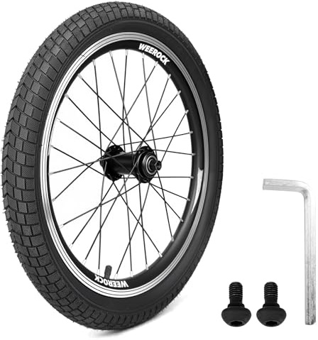 18/20/24 Zoll Fahrrad Laufradsatz – 14Gx32H Speichen mit ED-Messing-Nippeln – 100 mm vorne/135 mm hinten QR-Naben – 6-Bolzen Scheibenbremse kompatibel Release für 6-9-Gang-Fahrräder (vorne, 45,7 cm)