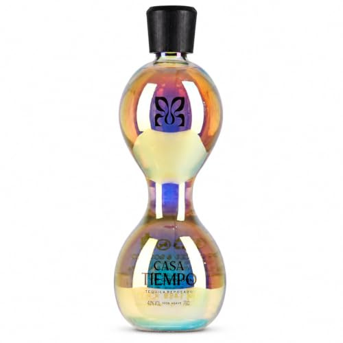 Casa Tiempo Reposado Tequila | 70cl | 40% ABV | 100% Agave | Additive Free | Crafted in San Miguel de Allende | Oak Rested | Vanilla & Caramel | Premium Sipping Tequila