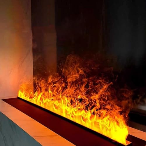 Insert Water Vapor Fireplace, Electric Fireplaces With Atomized Multicolor Flame,Touch/Remote/App Control Timer Great Décor For Home,Office