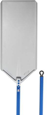 Gi.Metal Pala Professionale per Pizza a Metro - Testa 40x60 cm, manico 60 cm - Alluminio Anodizzato – Leggera, Igienica e Robusta