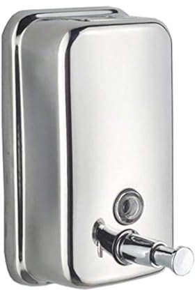 OFKPO 500ml Distributeur de Savon Mural, Distributeur de Savon Salle de Bain en Acier Inoxydable ou Cuisine Boîte de Savon Liquide Manuel Fixé