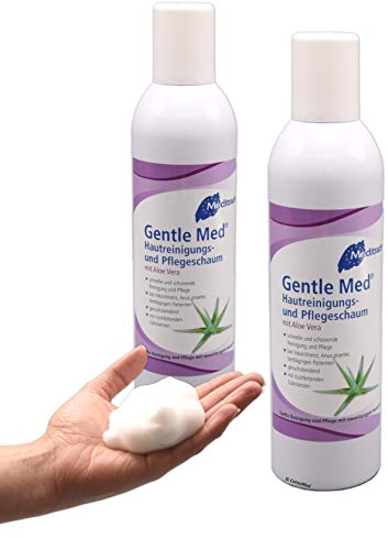 2x Pflegeschaum Dosen mit je 500ml, Gentle Med Hautreinigungsschaum – im ConsuMed Sparpack