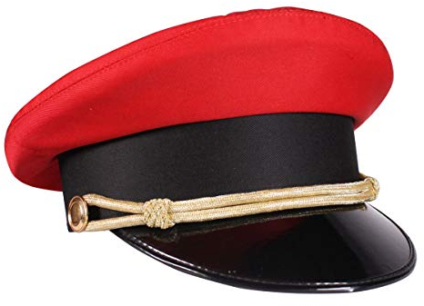 Thetru Kostüm Zubehör Pförtner Page Mütze Kappe Karneval Fasching Gr.59