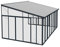 Palram Canopia Terrassendach Wintergarten Sanremo anthrazit // 400x425 cm (TxB)
