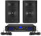 Vonyx SL12 12 Passive DJ PA Speaker System with Fenton FPL1000 1000W Bluetooth Amplifier & Speaker Cables - Ideal for Karaoke, DJ & Party Events