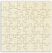 Holz-Puzzle zum Selbstgestalten und verzieren - 36 Teile, ca. 52 x 52 cm - personalisierbares Puzzle aus Schichtholz, im Jutebeutel