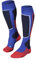 FALKE Herren Skisocken SK2 Intermediate M Kh Wolle Funktionsmaterial warm dick 1 Paar, Blau Olympic 6940, 44-45