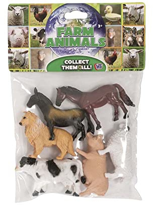 HTI Natural World Bag of Farm Animals 6 piece