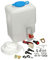 Carrfan Kit de Réservoir de Bouteille de Lave-Glace Universel Pompe 12V 1,8L Réservoir Essuie-Glace