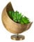 Sass & Belle Mini Celestial Moon Gold Planter