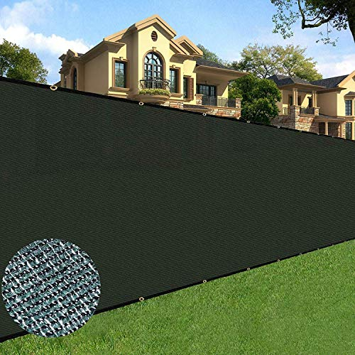 Sunnyglade Sichtschutznetz, robustes Schattierungsnetz für Wand, Garten, Hof, Terrasse, 1,5 x 15,2 m, Grün