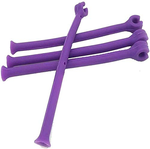 Youning Silikon Weinglas Geschirrspüler Becherhalter Weinglashalter Spülmaschine Weinglas Halterung Glashalter Geschirrspüler weinglashalterung Einstellen Safer Stemware Saver (lila-8pcs)