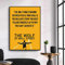 Bilder, Modulare Abstrakte Wandkunst Leinwand Malerei, Der Wolf Der Wall Street Zitat Poster Für Wohnzimmer, Ästhetische Wanddeko Für Schlafzimmer - 50x70cm