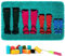 Knüpfteppich Zum Selber knüpfen, Knüpfsets 60x40cm Latch Hook Kit Selbst Knüpfen Set für Kinder und Erwachsene
