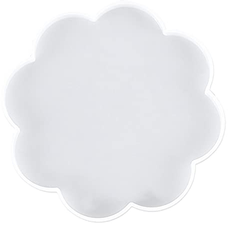 follwer0 Blume Tee Tablett Form Silikon Epoxidharz Untersetzer Untersetzer Schmuck Platte Dish Casting Mold Home Decor Crafts Making Mold
