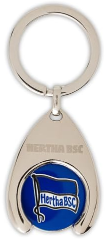 Hertha BSC Berlin Schlüsselanhänger mit Einkaufschip Anhänger HBSCB - Plus Lesezeichen I love Berlin