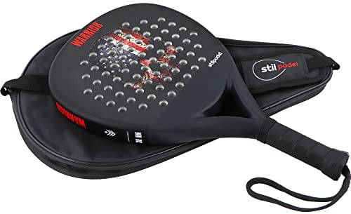 Warrior - Pala Padel de Carbono 3k Forma Diamante con Funda