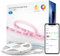 WiFi Connected LED Strip Light, 5M RGBCW Light Strip Compatible with Alexa, Google Home and Google Nest, Multicolor LED Fairy Lights with Voice Control and Remote Control, Rgbww