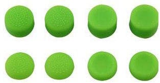 Guardz 8 x Green Performance Controller Joystick Analog Thumbstick Thumb Grip Cap Extender for Playstation 4 PS4 Playstation 5 PS5 Xbox