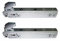 Ariston Indesit Scholtes - Kit 2 cerniere lunghe 155 mm. per porta forno con triplo vetro - KCF2793