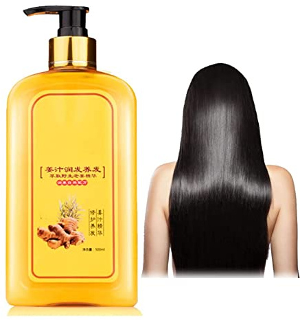 Instant Ginger Hair Regrowth Shampoo Bio-Ingwer-Shampoo fördert das Haarwachstum Anti-Haarausfall-Haarshampoo Conditioner für dünner werdendes Haar