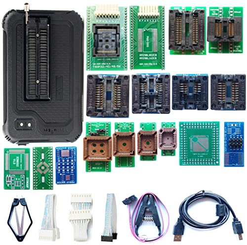 Xgecu T56 EPROM Programmierer 17 Adapter Xgecu TL866II Plus T48 Top Version 56 Pin Treiber ISP Support 33000+ ISP IC Chip PIC NAND Flash EMMC IC Bios AVR EPROM MCU SPI Nor Tester Clip Socket