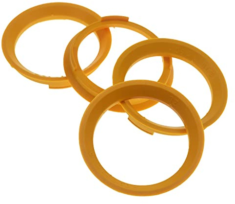 4X Zentrierringe 70,4 x 60,1 mm Gelb Felgen Ringe Made in Germany