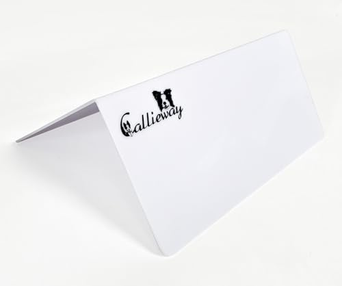 Callieway Aufsteller DIN A4 Querformat – Tisch-/Werbeaufsteller, Schilderhalter wetterfest für Rally Obedience, 1 Stück