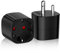 2 Piezas Adaptador de Viaje India Tipo-D, Adaptador de Viaje UE a India, Adaptador de Viaje Schuko a Enchufe Tipo D, Enchufe de Viaje UE a India Adaptador de Viaje Sri Lanka para India, Sri Lanka
