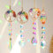 Atrapasoles Cristal,4 Piezas Hojas de la Luna Crystal Suncatcher Ornamento Colgante,Sun Catcher para Ventanas Jardines,Campanas Viento Cristal Atrapasueños para Colgar en Casa, Jardín, Oficina