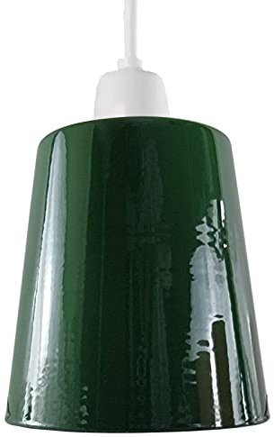 LEDSone Industrielle Decken-Pendelleuchtenschirme, Lampenschirme im Retro-Vintage-Stil zum Aufhängen von Deckenleuchten (Grün)