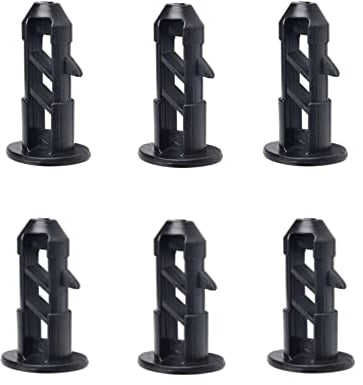 SagaSave 3 Pairs Wheelie Bin Lid Hinge Pins, Plastic 67mmx31mm Wheelie Bin Hinge Pin Fit for 240L Wheelie Bin Outdoor Wheelie Trash Bins