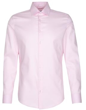 Seidensticker Herren Business-Hemd - Regular Fit - Bügelfrei - Kent Kragen - Langarm - 100% Baumwolle