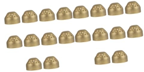 BESPORTBLE 20 Pcs Distributor Gas Stove Accessories Gas Range Liner Gas Range Cover Milk Pot Holder Appliance Cap Burner Wok Milk Dispenser Gas Stove Cover Copper Alloy Gas Stoves Pot Rack