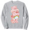 Care Bears Cheer Bear Vintage Classic Watercolor Portrait Sweatshirt