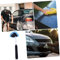 Supvox Autowaschbürste Wischmopp 1 Auto-Reinigungsbürste Blauer Anzug Reinigungsmops Blaues Outfit Auto-Scheibenwischer-Werkzeug Mikrofaser-Auto-Handtuch- Auto-Reinigungsgerät
