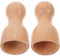 NIYANGLE 2 Piezas Taza de masaje de madera Gua Sha Cup 2 piezas (taza pequeña) masajeador de espalda masajeador de cuello herramientas de masaje herramientas para esculpir madera ventosas