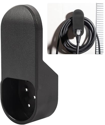 TKSE Type 2 EV Charger Holder, Car Charging Cable Organizer Wall Mount Connector Bracket Charger Holder for Tesla Model3/X/S/Y