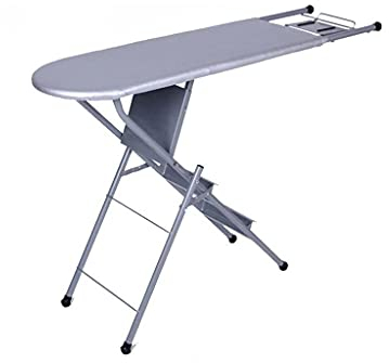 Ironing board Multi-function Dual-use Iron Plate and Three-step Ladder,Large Foldable High Temperature Vertical Ladder Ironing Boardc portable ironing table (Color: B)