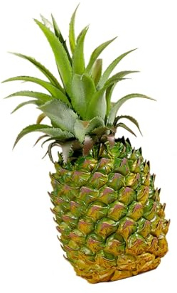 Realistische Ananas Figur, Ananas Deko, Kunstobst Deko für Zuhause, Stilvolles Ornament, Simulierte Obstdekoration für Kinder, Bildung, Zuhause, 9cm x 21cm